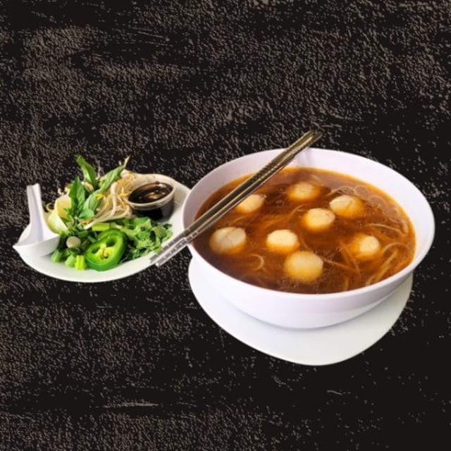 33. Scallops Pho.