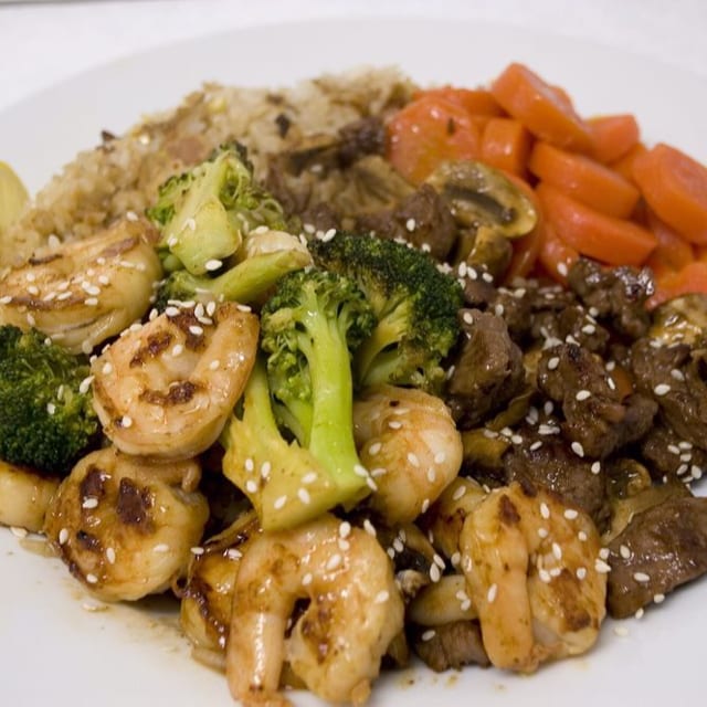 21. Hibachi Steak and Shrimp.